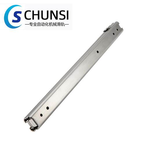 27mm宽双层三节SUS304不绣钢线性滑轨替代SSRXY27轻载型导轨IDA76