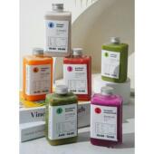 网红300 350ml平方创意瓶轻断食果蔬汁瓶宠物塑料饮料瓶果汁杯