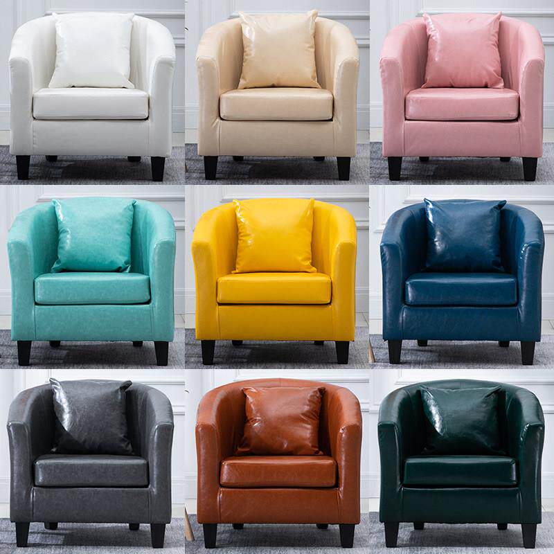 简约现代北欧沙发小户型单人客厅双人三人布艺沙发公寓卧室沙发椅