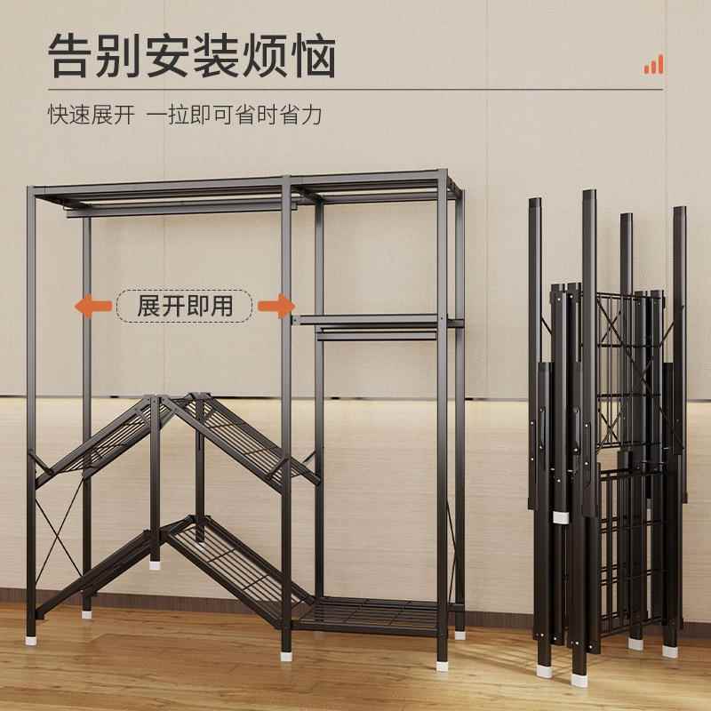 免安装折叠衣柜家用卧室出租房用简易布衣柜组装收纳柜衣橱经济型