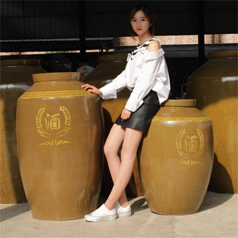 BX62酒坛子土陶家用存酒密封窖藏陶瓷酒罐加厚泡酒壶酒瓶带盖发酵
