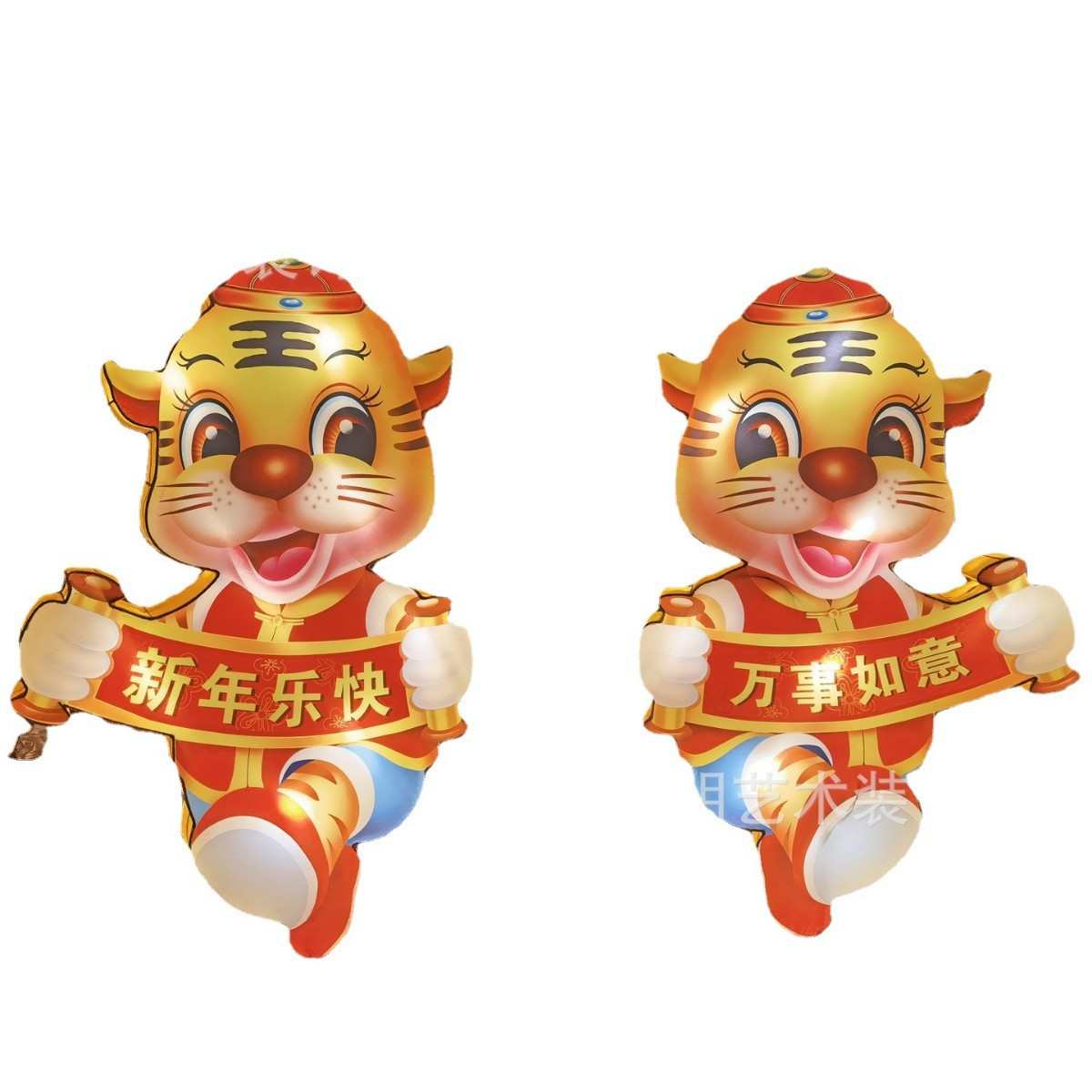 2022新款现货虎年动物造型美陈花灯大型商场景区春节灯会灯组现货