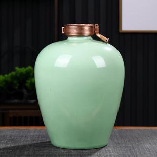 5斤 景德鎮陶瓷白酒瓶 10斤泡酒壇 3斤 酒罐 青釉三斤 五斤十斤裝