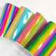 七彩膜彩虹tpu渐变色 材料印防水手袋箱透明薄膜丝 厂家直销40包装