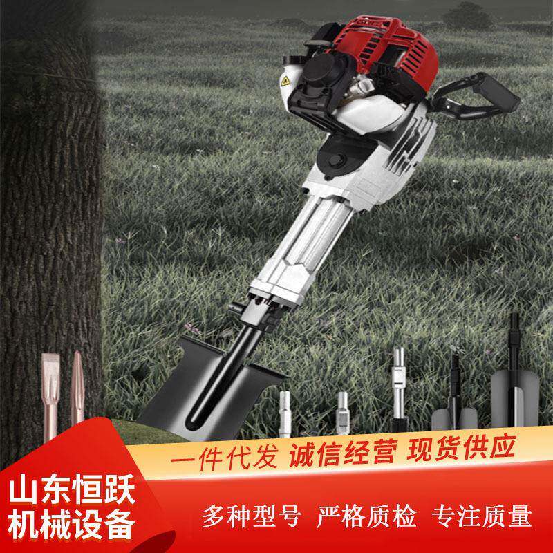 供应四冲程汽油挖树机小型挖坑打夯油镐移树挖土机