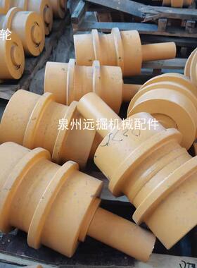 D275拖轮推土机四轮一带底盘配件 D155 D375 D355支重轮引导轮
