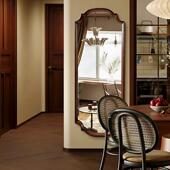 异形 GDQS611入户古中W古全身镜壁挂式 7美式 复穿衣墙镜挂家用法式