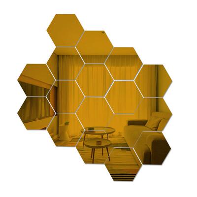 Wholesale Hexagonal Acrylic Wall Stickers for Personalized a