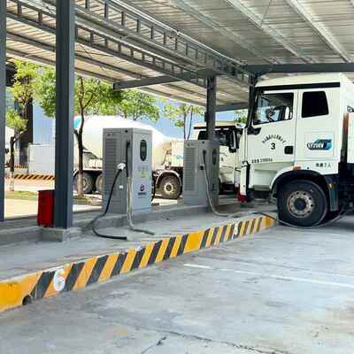 新源卡充电重桩物流FLJ运输汽车水泥搅桩拌车公路车直能流充电快