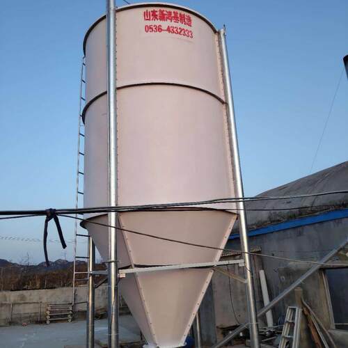 玻璃钢料塔 畜牧养殖场智能料塔 养殖饲料农业工厂设备玻璃钢储料