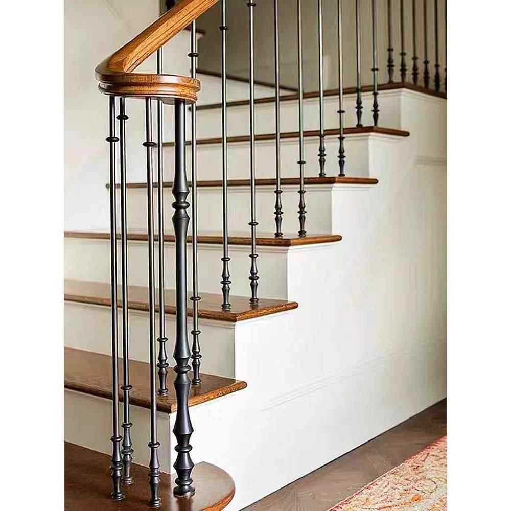 厂家优选铁艺单根组装楼梯立柱配件扶手围护栏杆新中式欧高性价比,全屋定制,楼梯扶手,淘宝优惠券,粉丝福利购,淘宝优惠卷