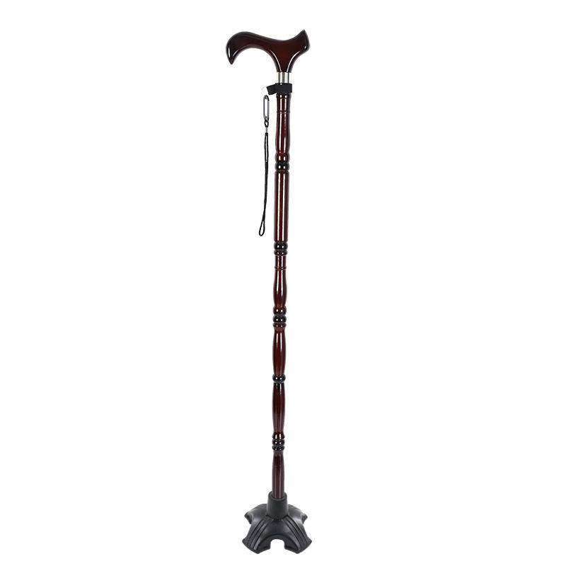 老年人批发代发拐杖拐棍四脚雪杖