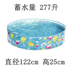 Bestway55028硬胶水池透明儿童游泳池家庭戏水池睡莲养鱼池免充气