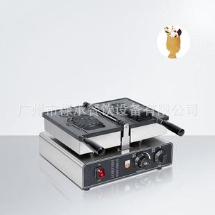 商用冰淇淋鲷鱼烧机单头大开口电热冰激凌鱼饼机雪糕鲷鱼烧华夫机