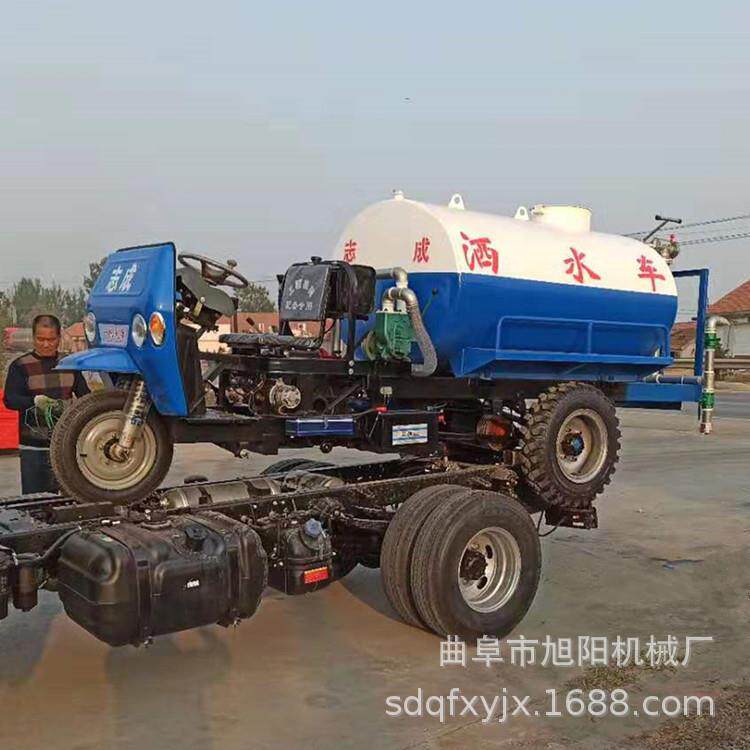 工FIS地除尘动洒水车18马力柴油三轮雾车机园绿化喷洒林车厂炮家