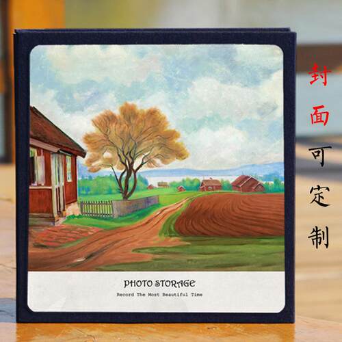 相册diy手工粘贴式覆膜影集创意复古文艺成长纪念册记录家庭相簿
