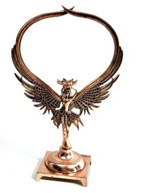 长翅天使水晶球底座厂家直销热销球托蛋雕托工艺品支架