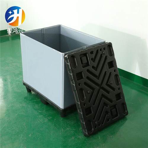 折叠围箱车800*60天板地盖汽配运输大型叉HCJ折叠周转箱0厂家直销
