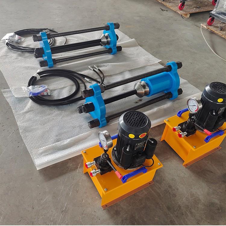 便携履带拆销器液压挖机维修工具电动压链机100吨压套压链一体机