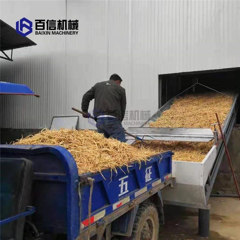 郁金烘干机中药材连续式郁金干燥机多层网带中药材烘干设备