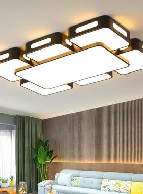 灯2025新款客厅长吸方卧形LED顶灯62187简约现代大气室灯餐厅书房