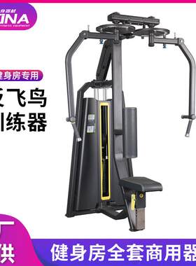 商用反飞鸟蝴蝶机直臂夹胸推胸扩胸综合训练器健身房器材健身专用