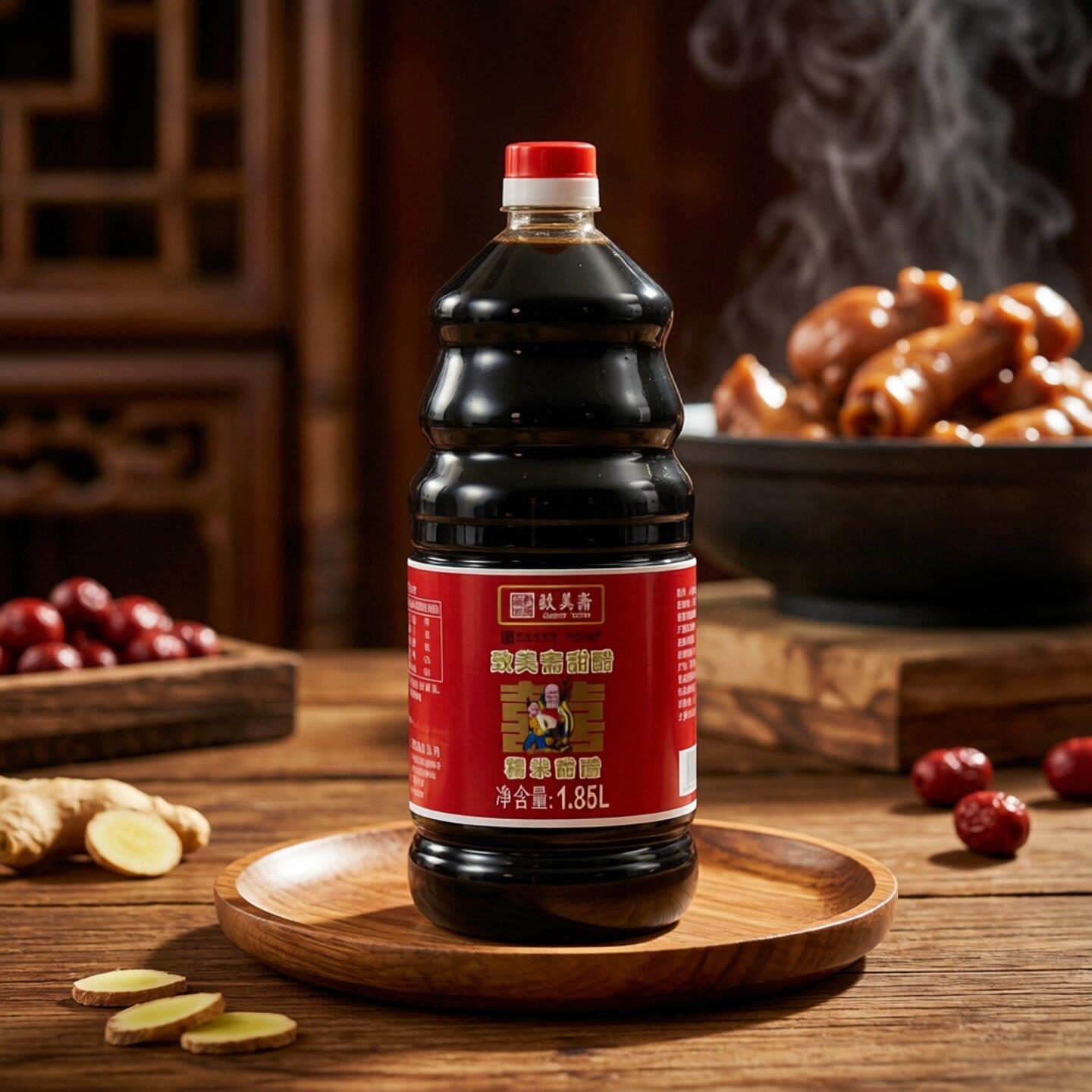 致美斋糯米甜醋添丁甜醋 煲猪脚姜醋 甜醋 广州美食月子食醋1.85L