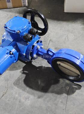 D971X3-10ZBDN200电动中线式蝶阀1.0mpa软密封手电两用电动蝶阀