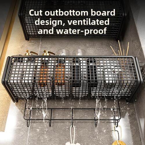 Bathroom Shelves Kitchen Wall Shelf Shower Storage Rack挂架