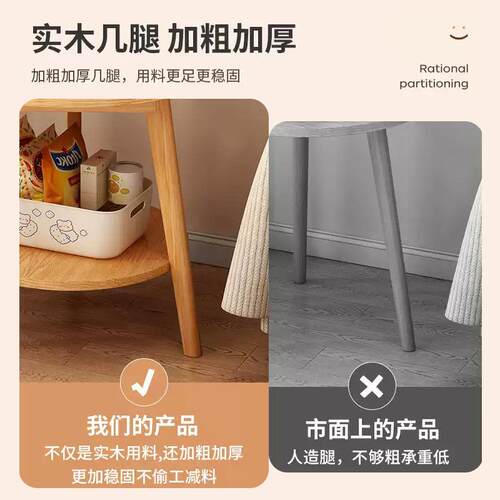茶几茶桌简约迷你客厅家用现代边几网红简易阳台飘窗沙发边小圆桌