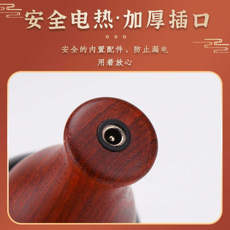 BS06-美容院电加热砭石温灸仪 黑砭石理疗按摩身体推拿热灸按摩仪