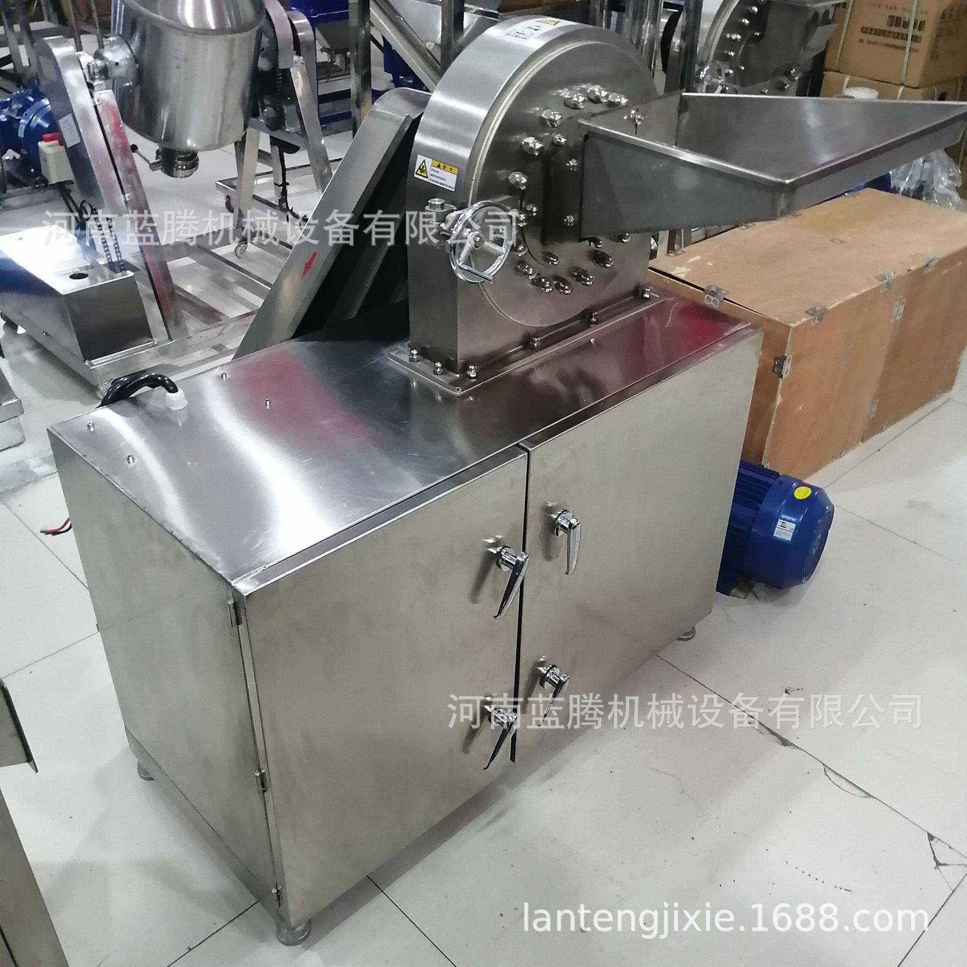 直供不锈钢齿盘粉碎机辣椒孜然香辛料海盐打粉机化工原料粉碎机