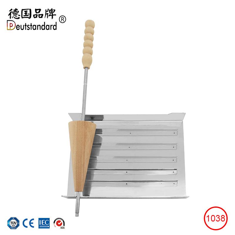 家用商用欧式不锈钢手动面包圈切割机烟囱面包蛋糕切片模具设备
