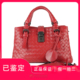 1折即刻拍9.8新葆蝶家BV女Roma红色手提罗马包W2064参考价3w