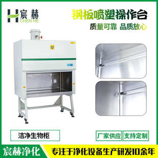 钢板喷塑操作台生物柜双人单面无尘工作 加工实验室用洁净生物柜