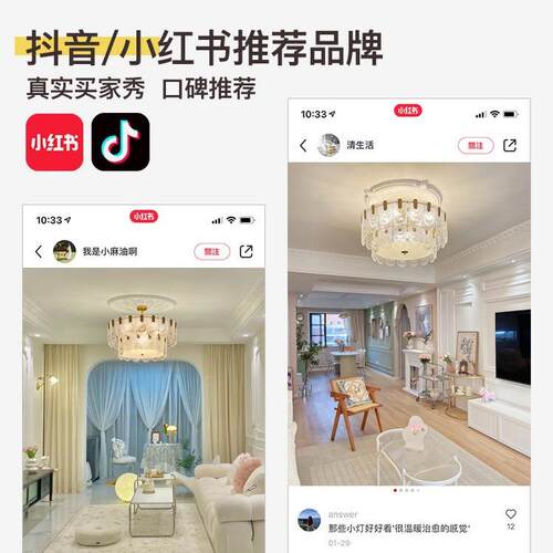约欧式轻奢简创意玻璃吊客灯SM-D1826法式复古宫艺术厅餐廷厅卧室