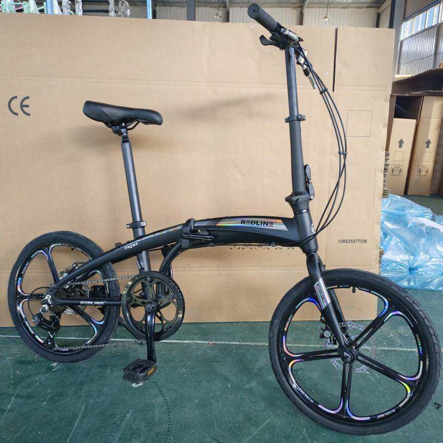 20寸铝金折叠自行车镁合金一体轮放后备箱20轻成人可变速超合便单