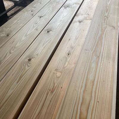 厂家现货直发 工程专用落叶松规格大板 架板 跳板 木方木工实木板