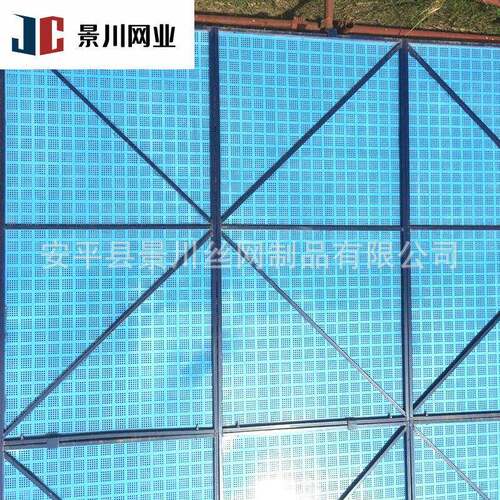 景川盖楼用镀锌板冲孔米字型爬架网建筑爬架网片外架防护网