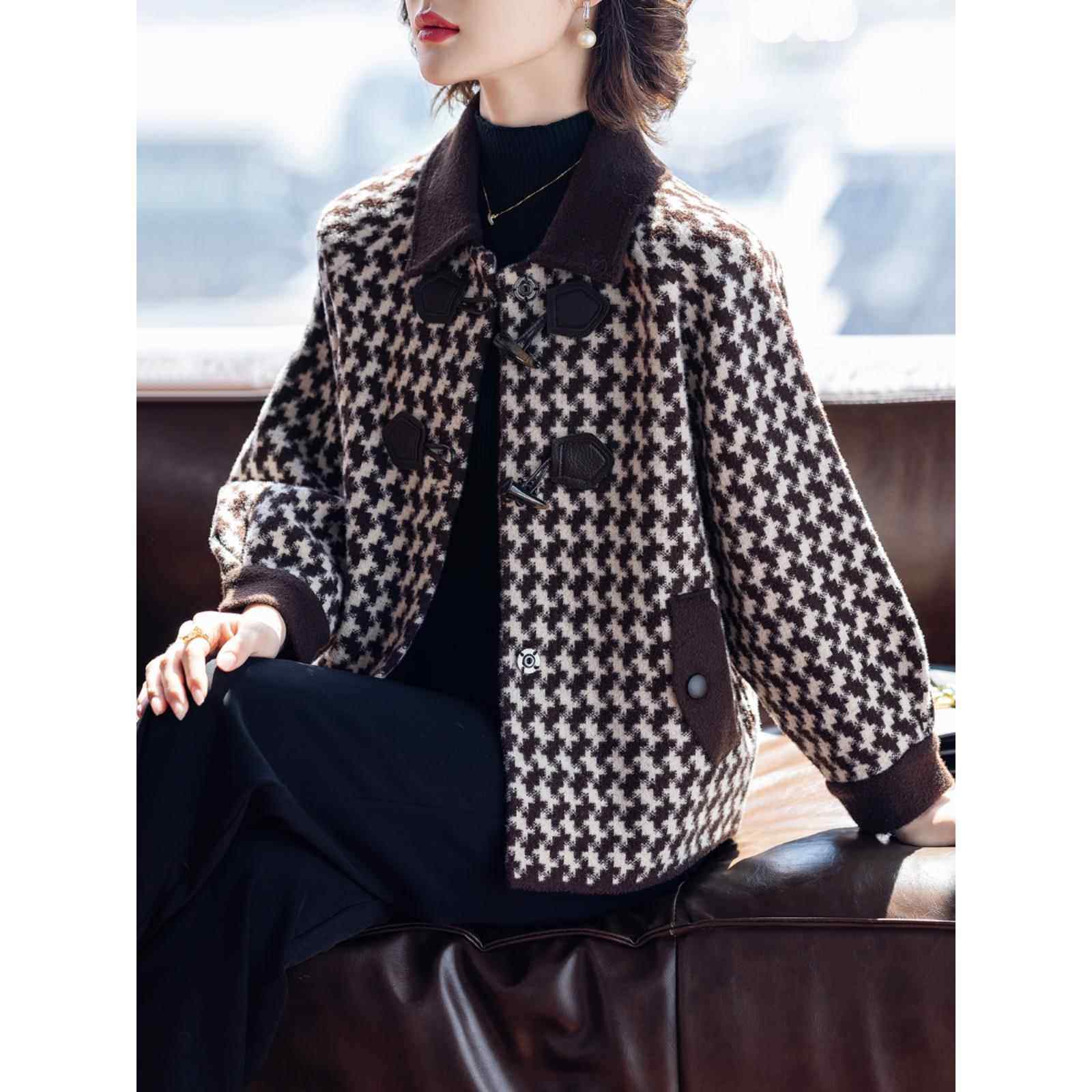 洋气妈妈春装外套春秋上衣服短款时尚中老年人女士50多岁2025新款