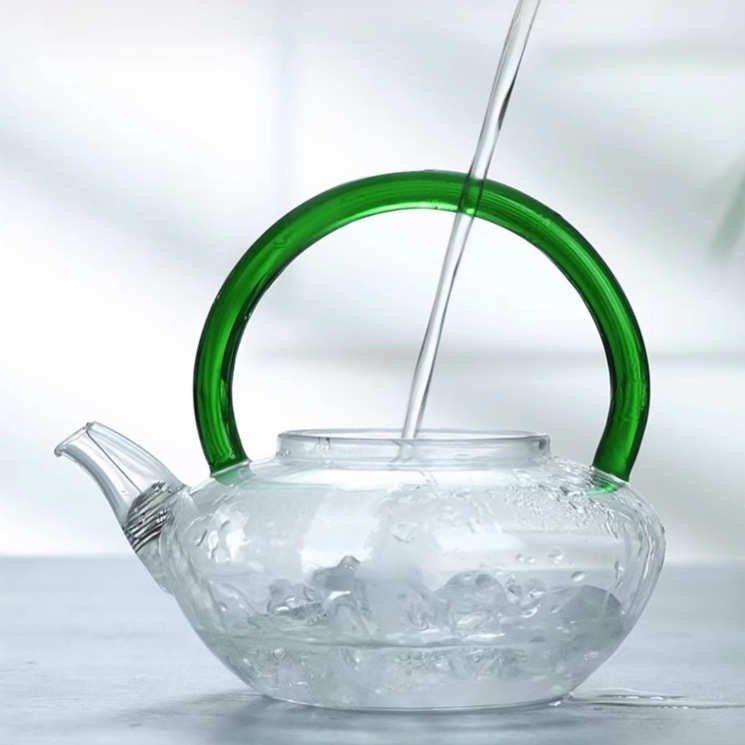 高硼硅玻璃可电陶炉加热蒸煮一体泡茶壶煮茶壶耐高温简约家用茶壶