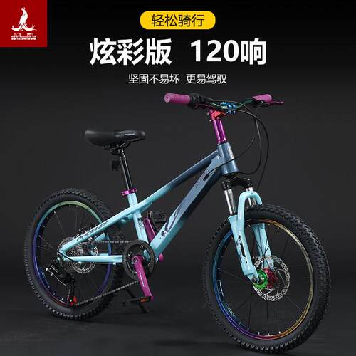 上海凤凰儿童登山车自行车18寸20寸22寸变速车男女学生青少年单车