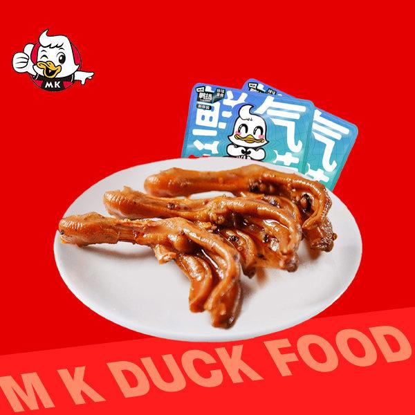 MK鸭货鸭爪100g新鲜盒装香麻辣甜辣黑鸭酱卤味鸭掌肉类熟食小零食