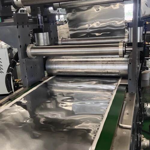 铝箔阻尼隔音片材j挤出机_丁基隔音防水片下水道隔音片挤出机