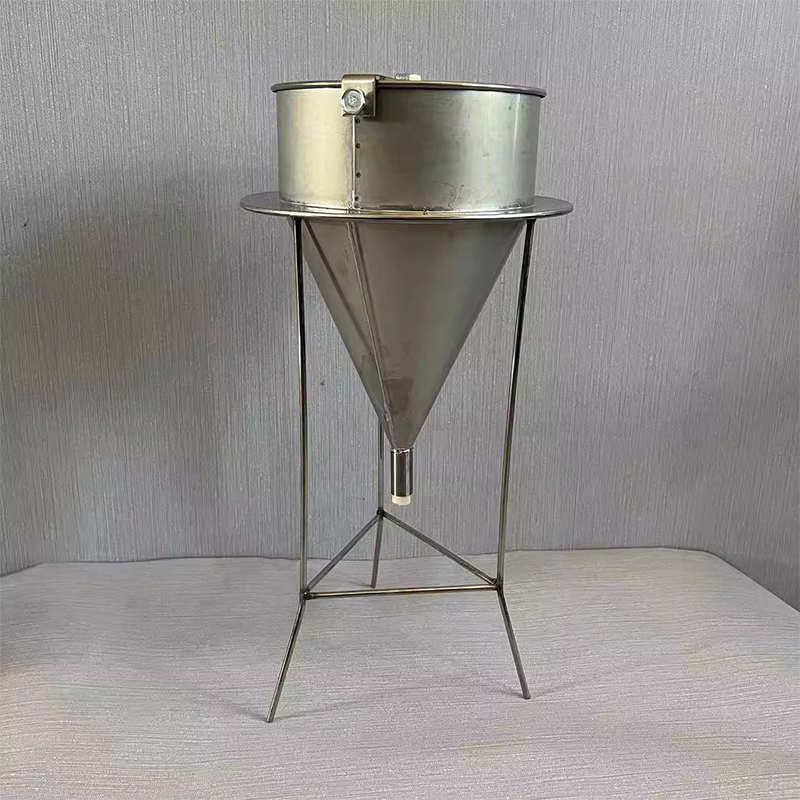 水泥浆砂浆稠度漏斗测试仪不锈钢压浆液稠度漏斗净浆流动度测定仪