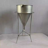 水泥浆砂浆稠度漏斗测试仪不锈钢压浆液稠度漏斗净浆流动度测定仪