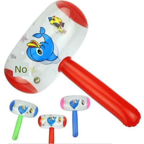 1Pcs Inflatable Hammer with Bell Air Hammer Baby Toys Kids T