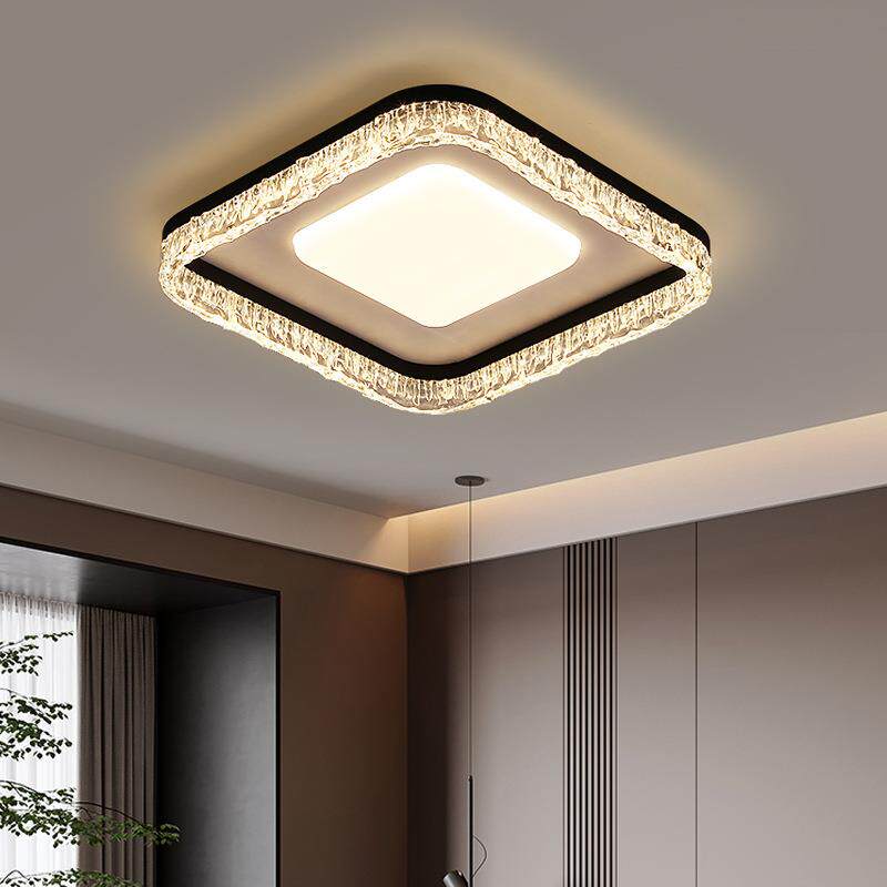 轻奢客厅简约吸顶灯创意个性中山灯具客厅主灯卧室灯套餐家装灯饰