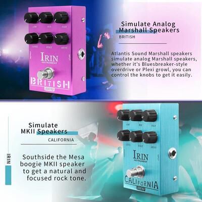 Guitar Effect Pedal Overdrive Distortion Speakers Analog Cla