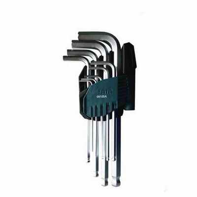 【含税】世达工具 9件铬钒钢加长球头内六角扳手组套 09105A